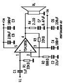 Amplificador de Audio con ic TDA2050