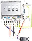 Voltímetro con IC 7136